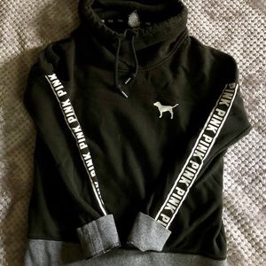 Victoria’s Secret PINK cowl-neck sweatshirt. EUC!